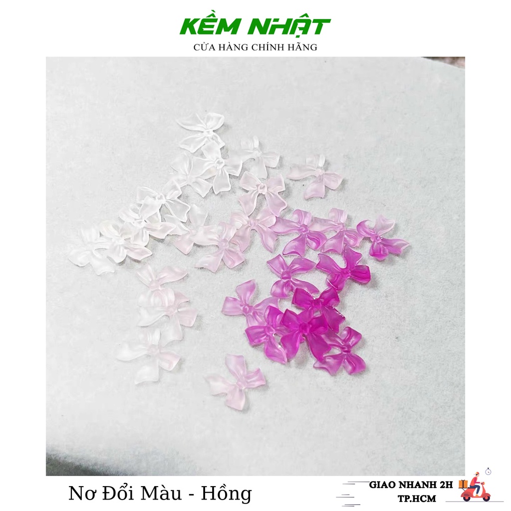 Nơ Đính Móng Đổi Màu Theo Nhiệt Độ Hot Trend 2022