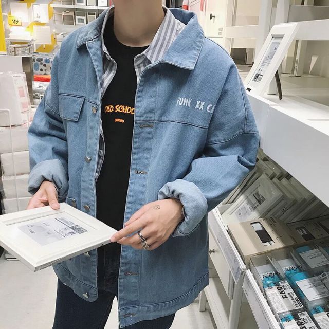 [GIÁ VỐN] ÁO KHOÁC JEAN NAM NỮ UNISEX KÚN YÊU CHO TEEN | BigBuy360 - bigbuy360.vn