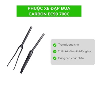 Phuộc xe đạp đua CARBON EC90 700c