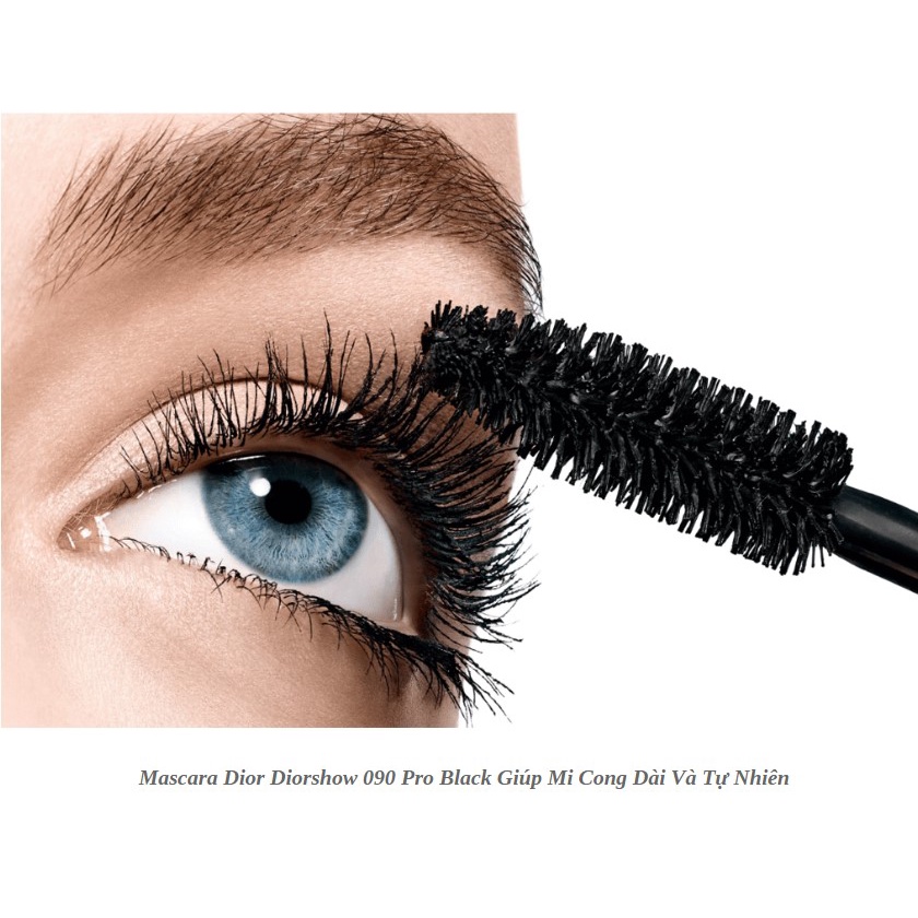 Mascara Dior Diorshow 090 Pro Black Mi Và Cong Dài Tự Nhiên