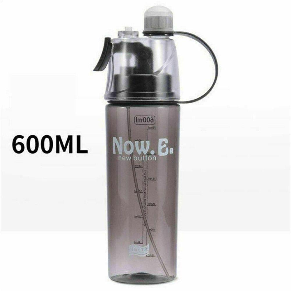 BEAUTY Bình Nước Nhựa 600ML Kèm Ống Hút