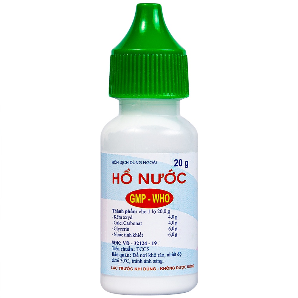 Dung dịch Hồ nước bôi da 20g