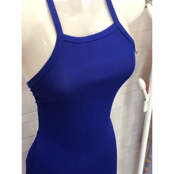 Váy đầm cổ yếm xẻ tà nữ XS-S-M-L-XL vnxk Love J