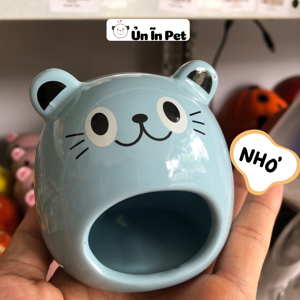 Nhà ngủ sứ hamster, CHUỘT XANH dễ thương