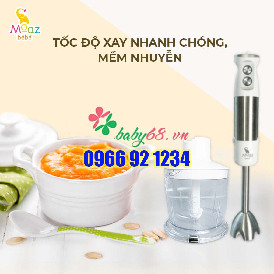 Máy xay cầm tay đa năng Moaz Bebe MB-026