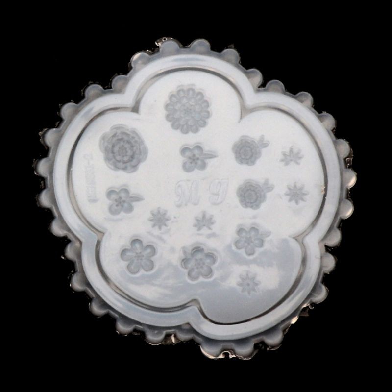 Khuôn đúc bằng silicon hình hoa 3D cho trang trí móng tay