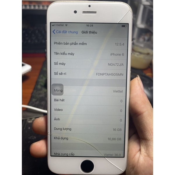 cụm Main điện thoại iPhone 6 lock 16 gb không có iCloud rẻ như xác