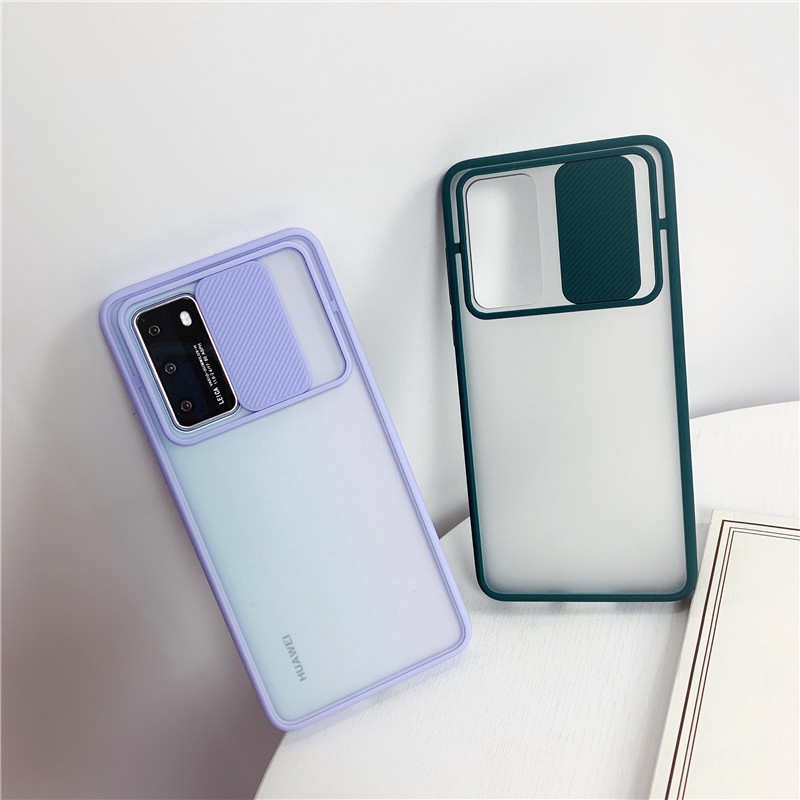 Ốp lưng Huawei Nova7i Matte PC+TPU Case Huawei P20 P30 P40 Mate30 Pro Lens Protect Mobile Phone Cover