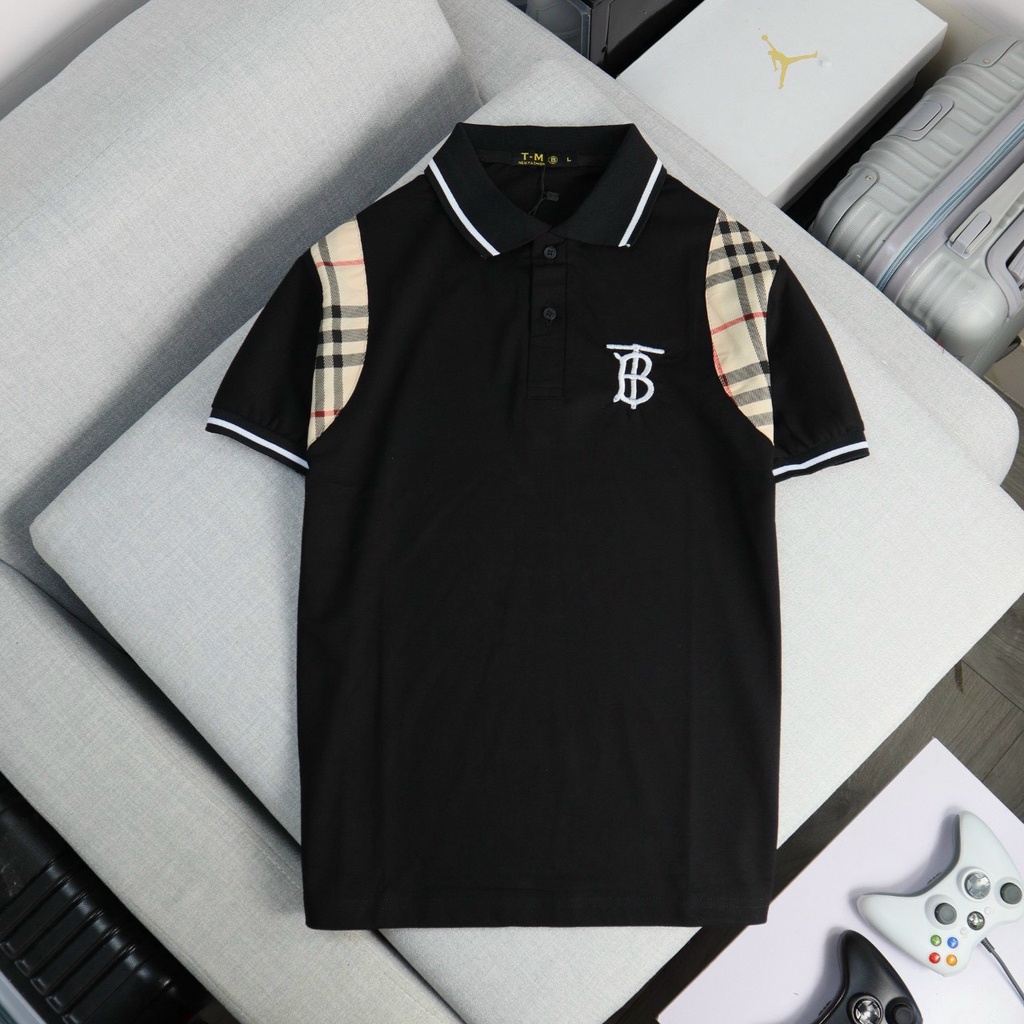 ÁO THUN NAM CÓ CỔ TAY NGẴN MẪU MỚI VẢI COTTON CO DÃN CAO CẤP