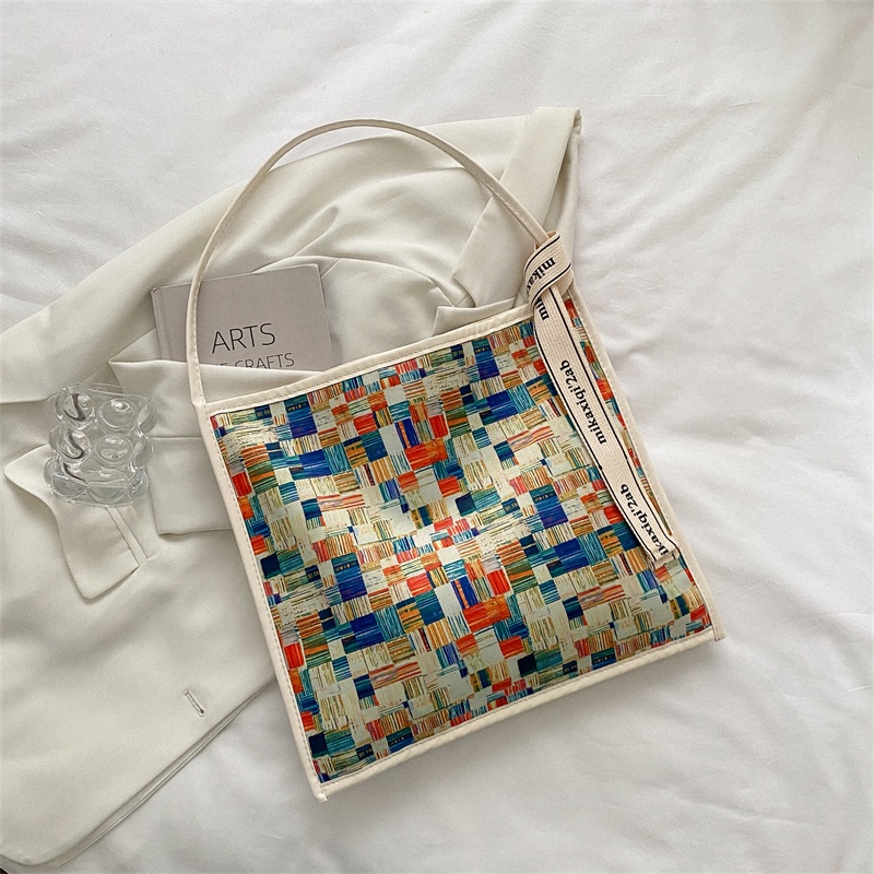 Túi Tote Đeo Vai Kích Thước Lớn Phong Cách Hàn Quốc Thời Trang Mùa Hè Mới 2022 Dành Cho Bạn Nữ