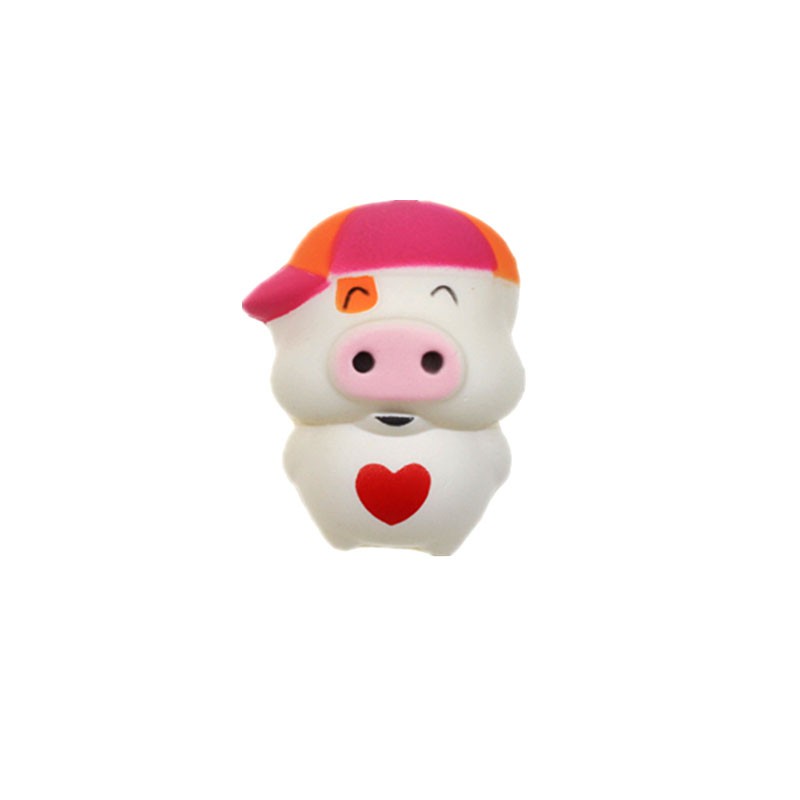 Đồ chơi bóp nén squishy kiểu dáng chú heo hoạt hình đáng yêu giải tỏa căng thẳng