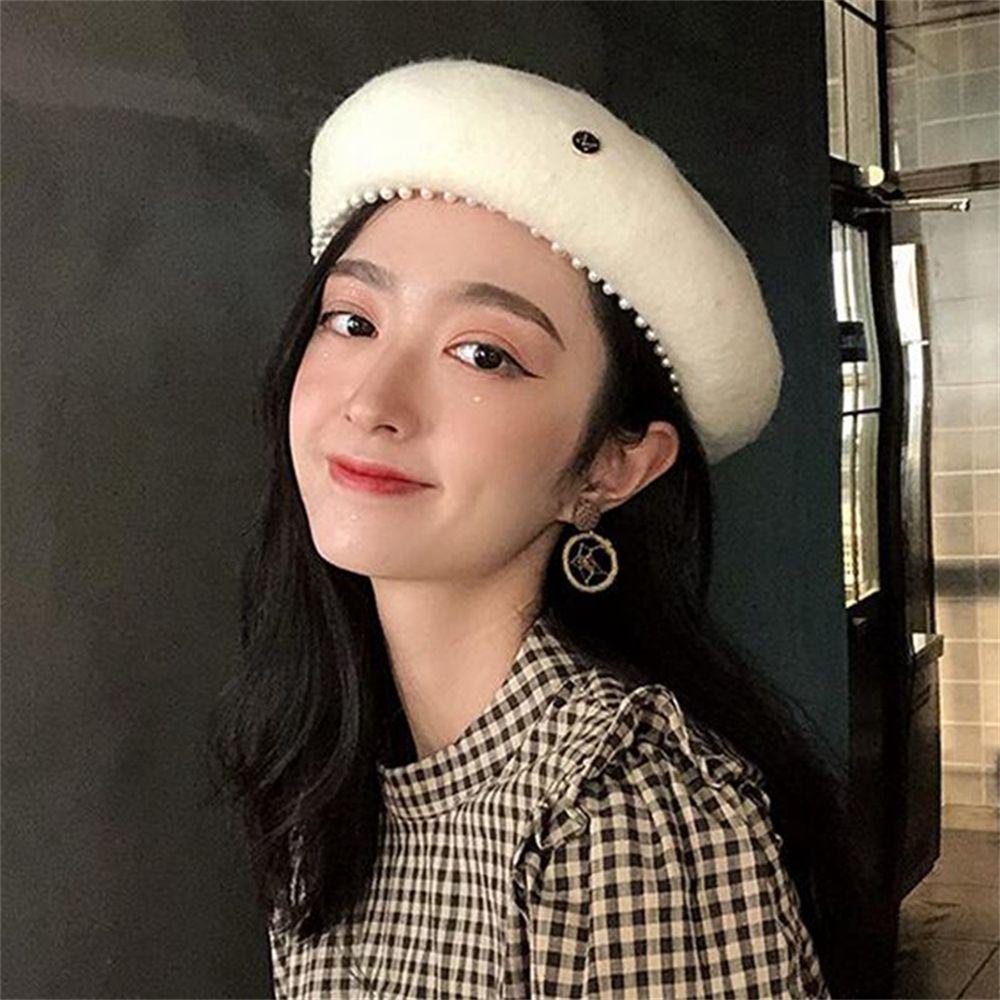 SUMU Nón Beret Thời Trang Mùa Đông Cổ Điển Dành Cho Nữ