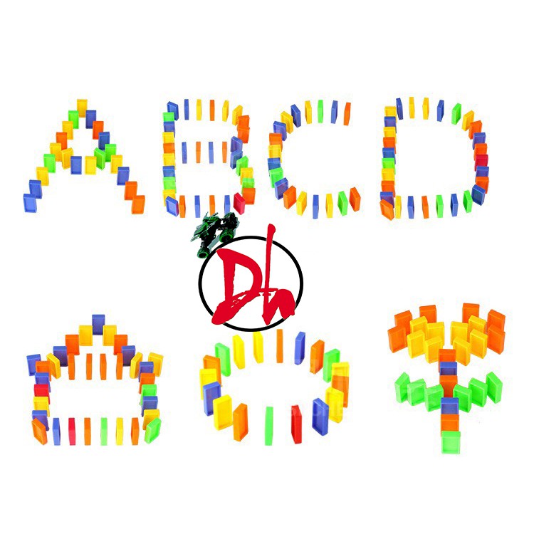 Tàu Lửa Xếp Domino Cho Bé Thỏa Sức Sáng Tạo