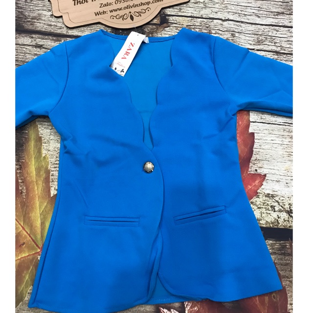 Áo khoác giả vest gợn sóng