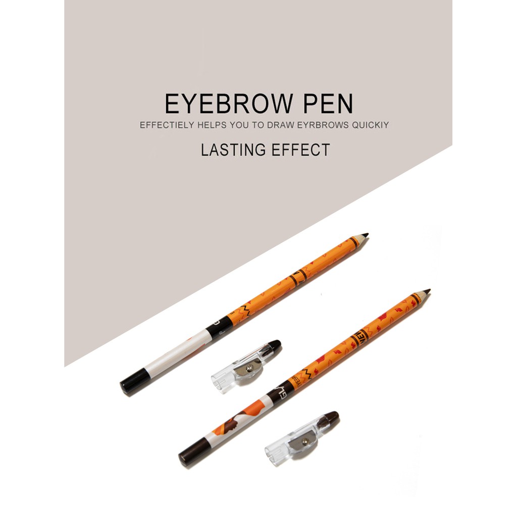 (Hàng Mới Về) Bút Chì Kẻ Lông Mày Glazzi Màu Đen Và Nâu Dễ Lên Màu Chống Thấm Nước Và Mồ Hôi | BigBuy360 - bigbuy360.vn