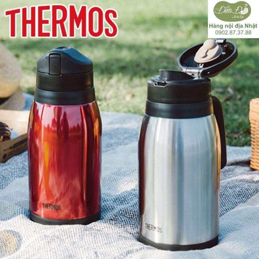 [NHIỀU MÀU] Bình nước dã ngoại Thermos 1.5L