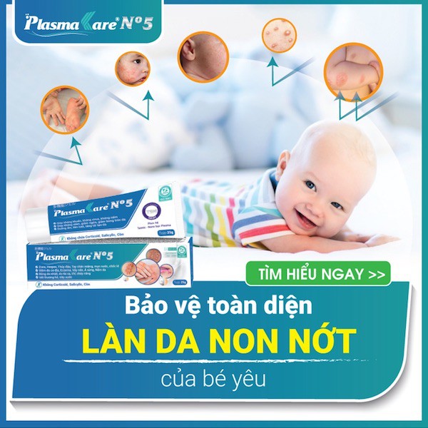 Gel bôi da PlasmaKare No5 kháng khuẩn, hết ngứa, lành nhanh loét, vết thương hở, xử lý mọi vấn đề về da