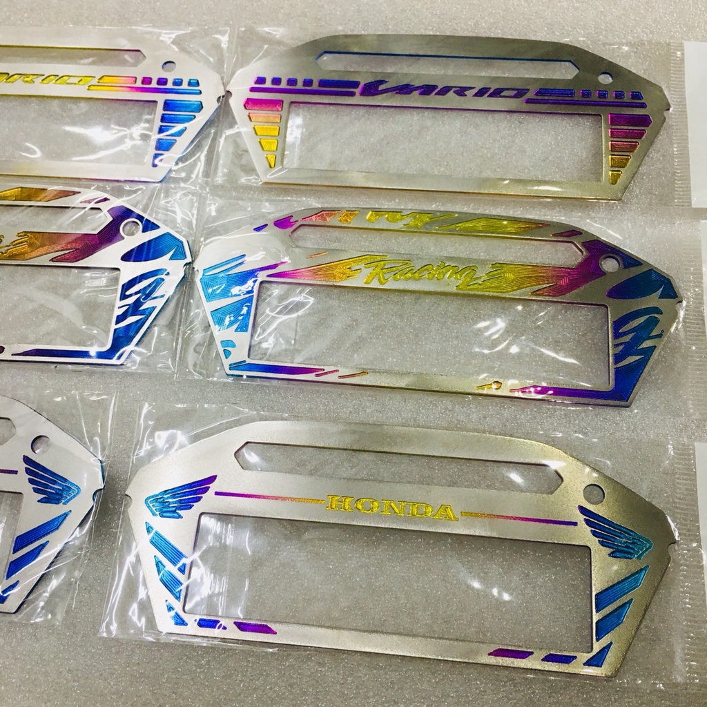 Miếng Dán Đồng Hồ Titanium cho Honda Vario 2018