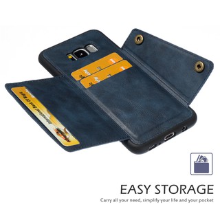 Bao da điện thoại có ngăn chứa thẻ tiện dụng cho Samsung s8 s8plus