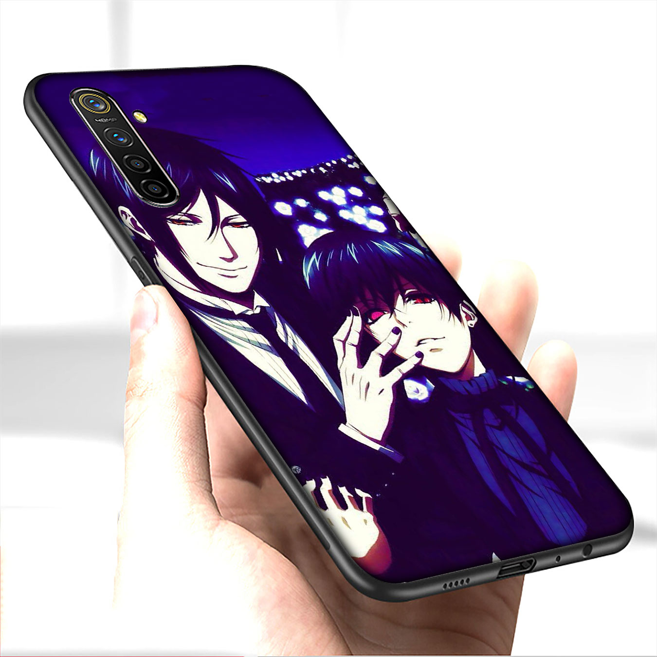 Ốp Điện Thoại Silicon Mềm Hình Anime Black Butler Kuroshitsuji Cho Oppo Realme C3 C2 6 5 5i 5s 3 Pro 2 A5 Q Xt Xt