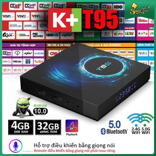 Hộp TV T95 Android 10 4G 64GB 32GB Allwinner H616 1080P H.265 4K Android 10.0