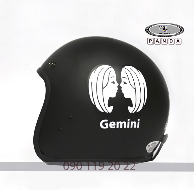 (Hàng độc quyền) Mũ Phượt 3/4 Song tử