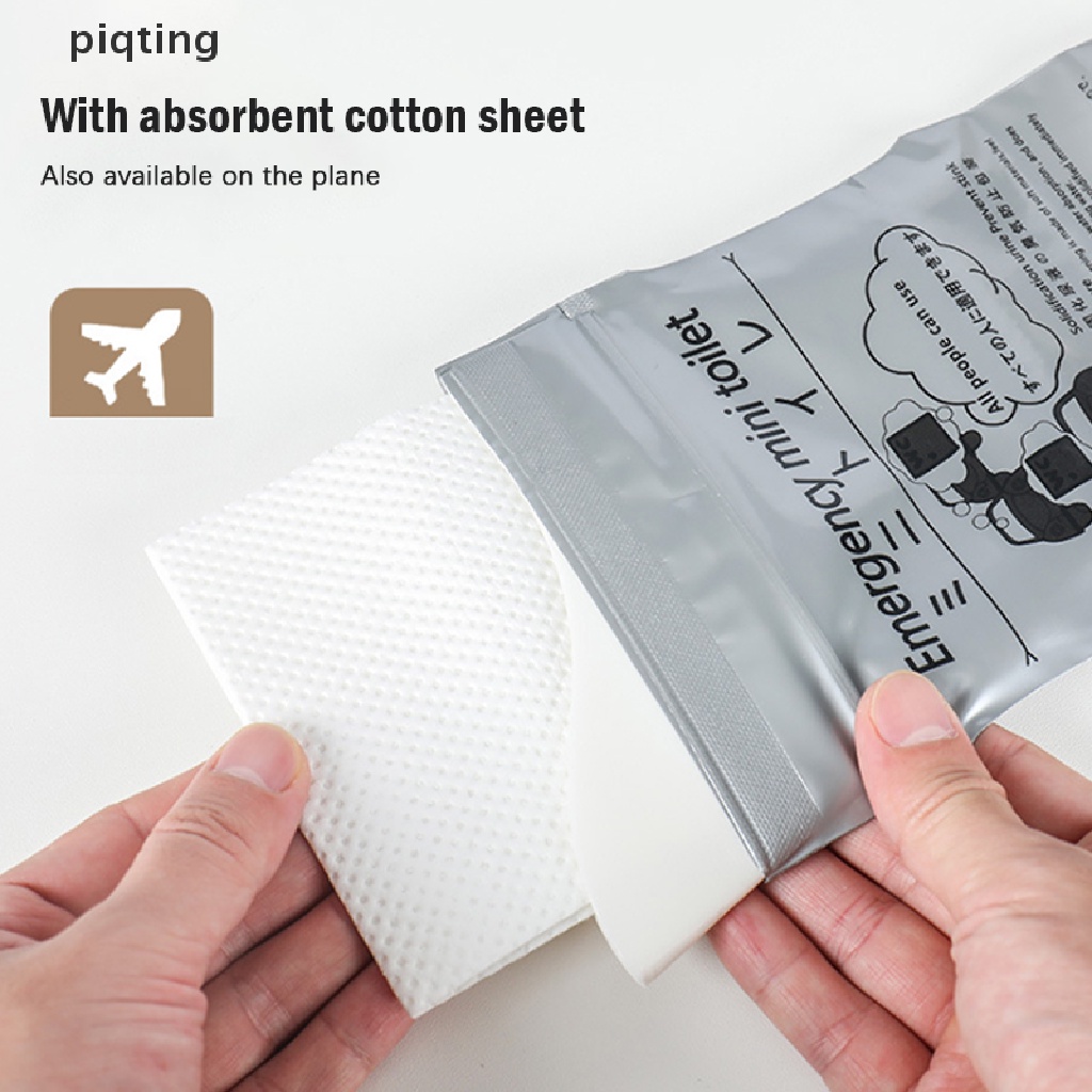 Túi Đi Vệ Sinh Khẩn Cấp Piqt 700ml Sử Dụng Một Lần Tiện Lợi