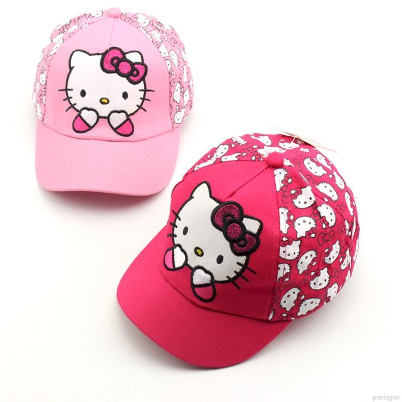 Mũ lưỡi trai hình Hello Kitty cho bé gái