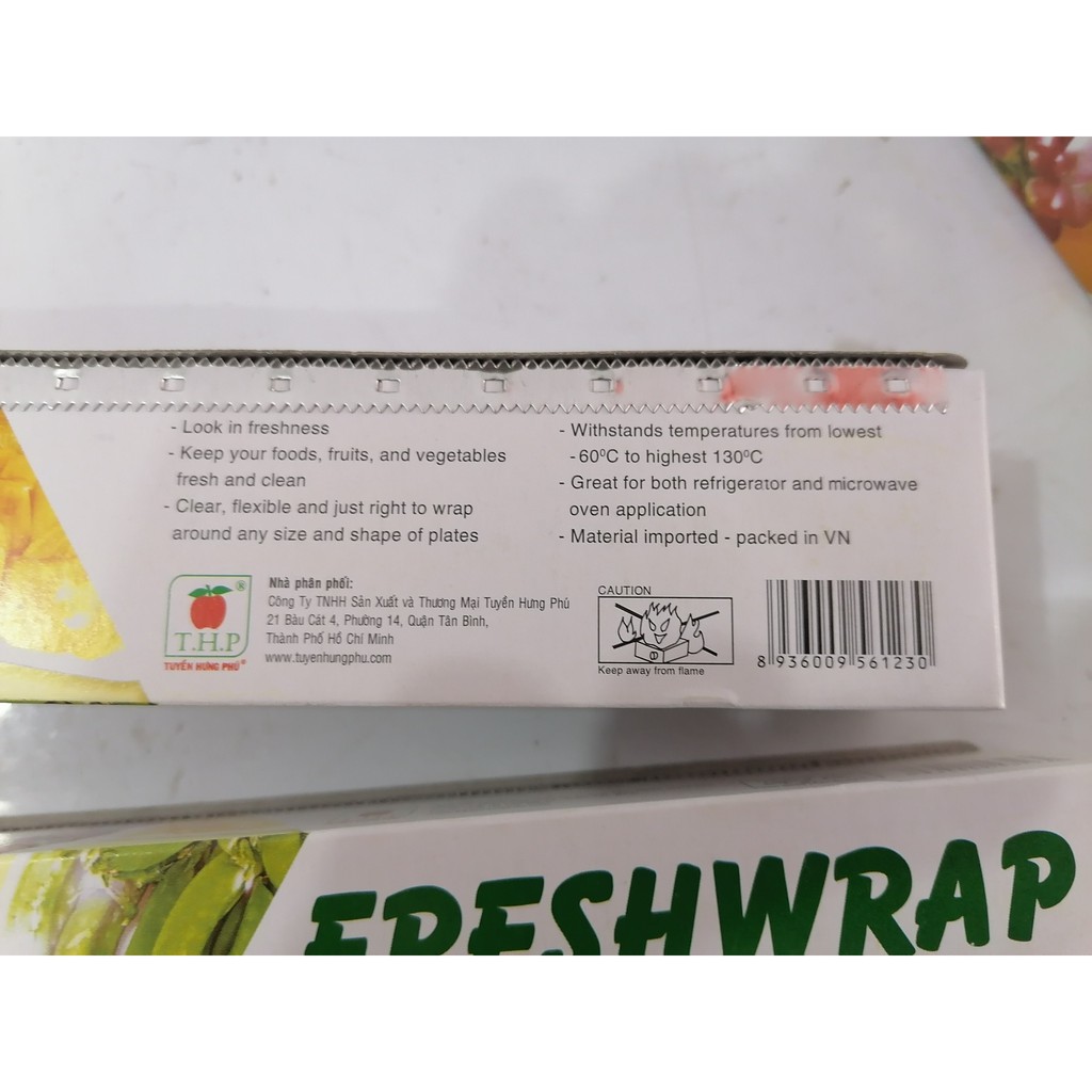 Combo 4 cây Màng bọc thực phẩm FRESHWRAP LW050 (30cm x 15m)