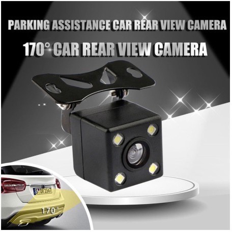 Camera Lùi Dành Cho Xe Oto 4 mắt LED vuông