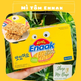 Snack Mì Tôm Ăn Liền Enaak Extra Thái Lan - Vị Cay và Không Cay - Shop Mẹ Bắp [Bé từ 12 tháng dùng được]