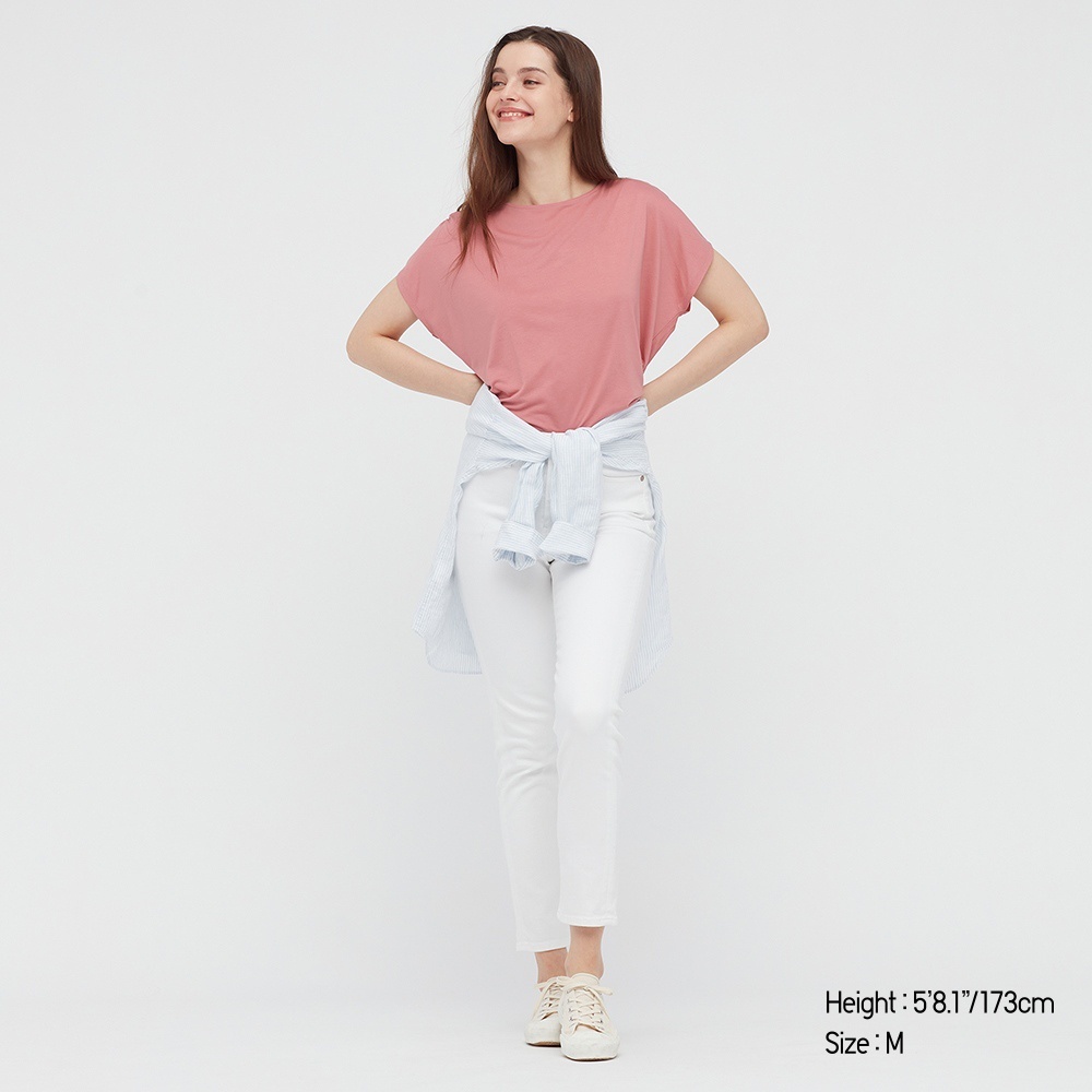 Áo thun nữ U.ni chất phông rayon mềm mát dáng cánh dơi nhẹ màu sắc pastel cực dễ thương lên dáng đẹp dễ mix VNXXanhHouse