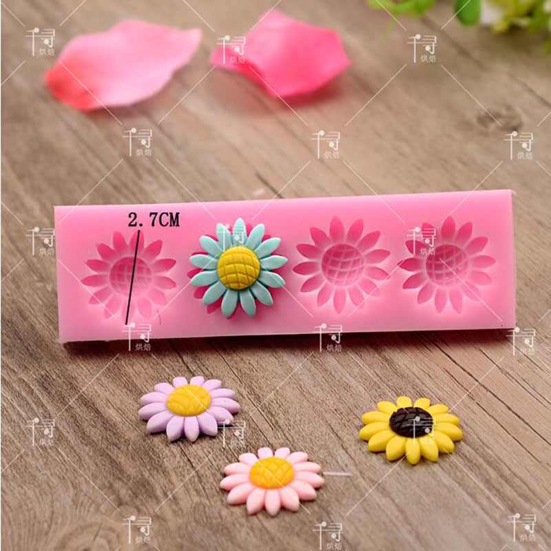 1 Khuôn silicone Làm Bánh Hình Bông Hoa