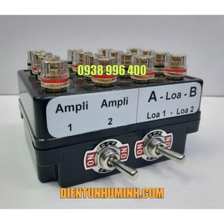BỘ CHUYỂN CẦU LOA / AMPLY 2 KÊNH