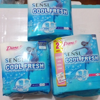 Băng vệ sinh cool fresh có cánh và không cánh (8 miếng)