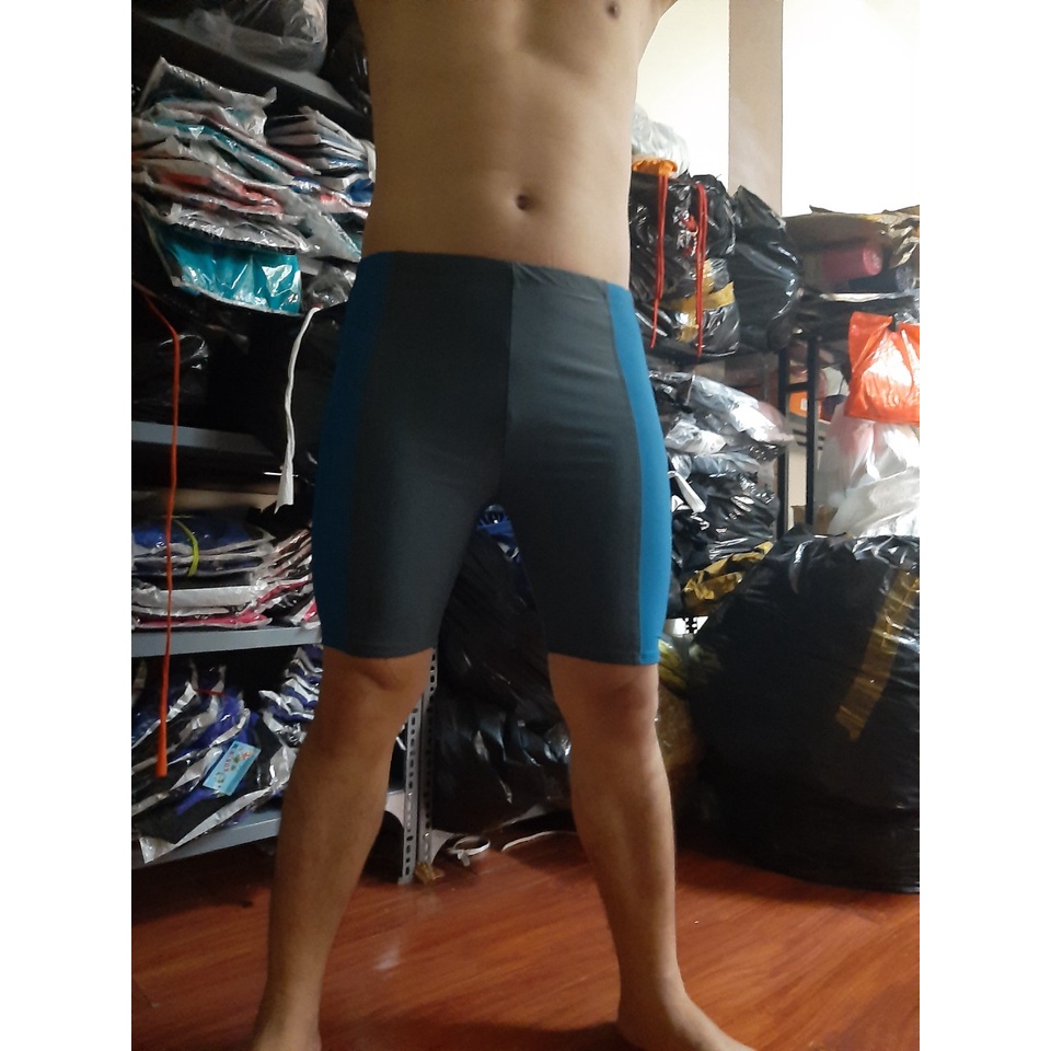 [Size L]Quần bơi nam lửng chất liệu thun mềm mại co giãn tốt thoải mái vận động thể thao đẹp mắt nam tính QN006 | BigBuy360 - bigbuy360.vn
