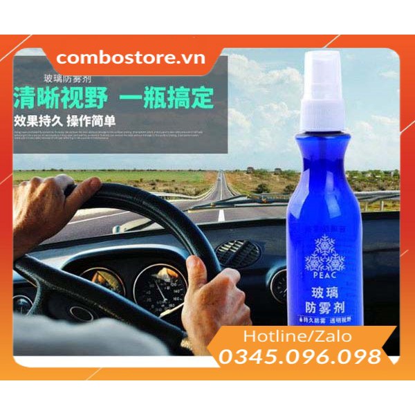 Chai Xịt Nano Chống Thấm Kính Chống Đọng Nước Ô Tô Chính hảng