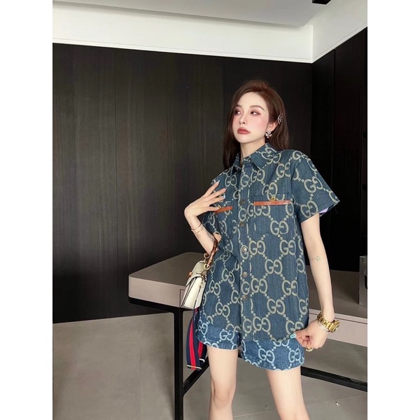 sơmi bò gucci