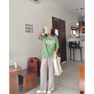 Quần Dài vải ống rộng cột dây eo