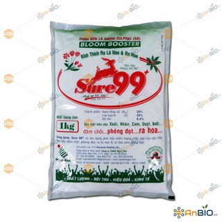 Phân Bón Lá Đặc Chủng SURE 99+ (Thiourea 99) gói 1Kg KÍCH THÍCH ĐÂM CHỒI RA HOA TRÁI VỤ - A5.1042