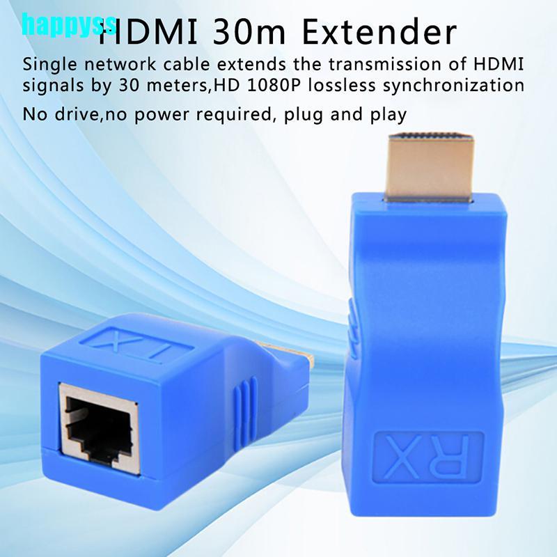Bộ 2 Đầu Chuyển Đổi 1080P HDMI Sang RJ45 Qua Cat 6 LAN Ethernet Chất Lượng Cao