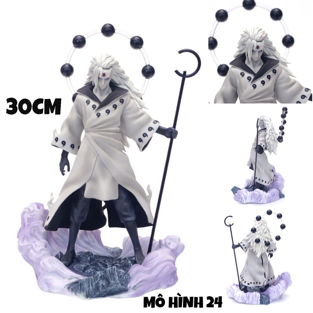 [30cm] Mô hình Uchiha Madara Jinchuriki trong anime NAruto đồ chơi cỡ lớn figure fig 24group mô hình 24h sỉ siêu rẻ