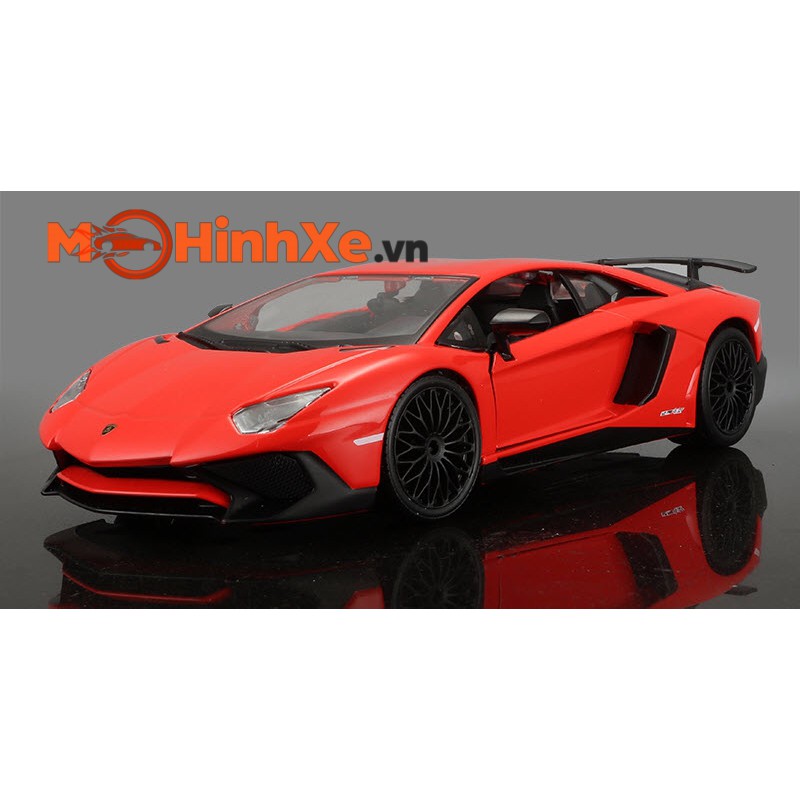 MÔ HÌNH XE LAMBORGHINI AVENTADOR LP750-4 SV 1:24 BBURAGO