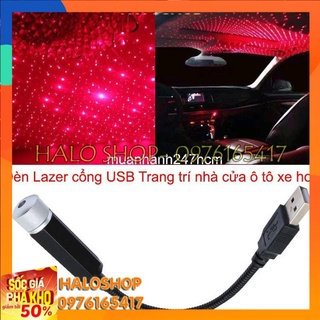 Đèn Lazer cổng USB - Đa hoa văn – Trang trí nhà cửa ô tô xe hơi siêu đẹp