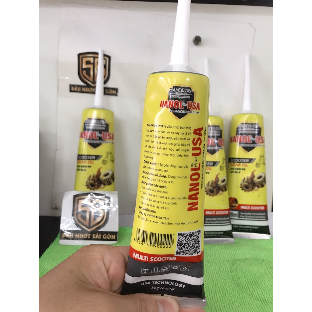 Nhớt hộp số nhớt lap NANOL USA 120ml API GL5 SAE 80W90