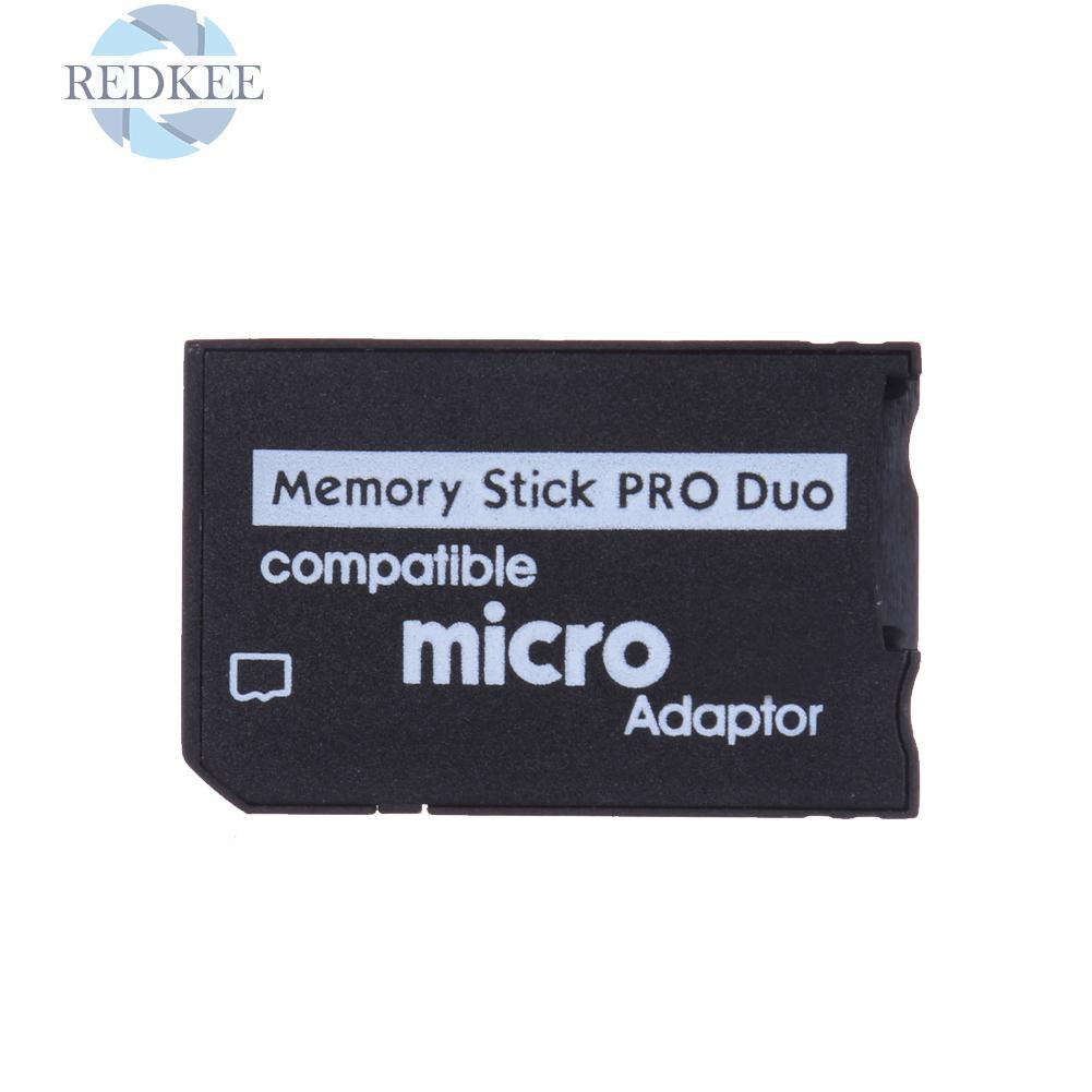 Redkee Mini Memory Stick Pro Duo Card Reader New Micro SD TF to MS Card Adapter fo