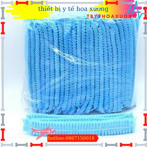 [ Giá Sỉ 1 Thùng 20 Túi ] Mũ Giấy Trùm Tóc Dùng 1 Lần