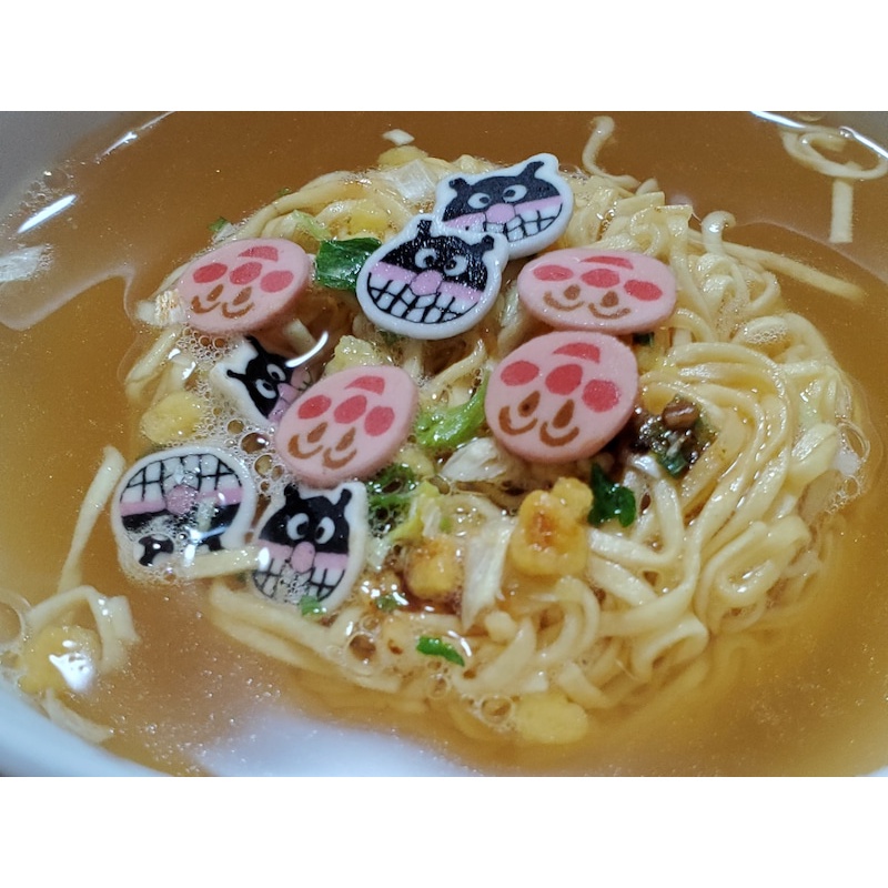 [Ăn dặm] Mì Ăn Liền Nissin Anpanman Nhật Bản Cho Bé Từ 1 Tuổi gói 66gr