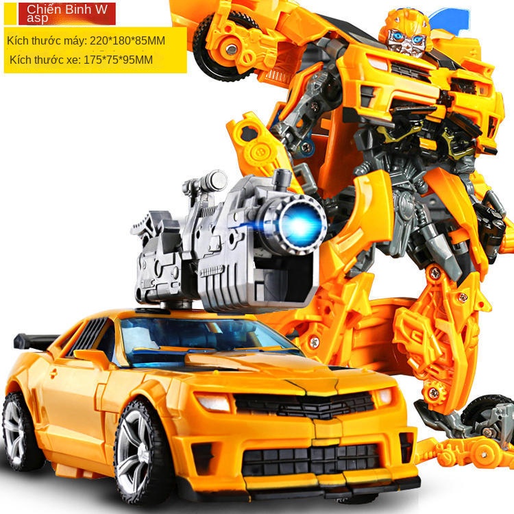 ✷❁Biến dạng Optimus Prime Bumblebee Xe hợp kim Robot Mô hình Robot Transformers Đồ chơi trẻ em