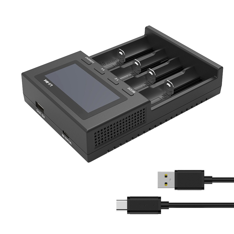 Cục Sạc Thông Minh Won 18650 Cho Pin 26650 21700 18650 18350 20650 Có Màn Hình LCD